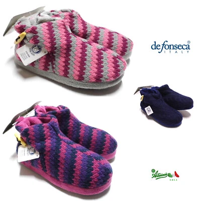 DE FONSECA OFFERTA DEFONSECA ciabatte pantofole chiuse scarpe donna invernali TRENTO W204