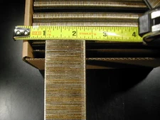 18 gauge 1/4" Narrow Crown Staples 5000/bx Galvanized Chisel Point 1-1/4" long