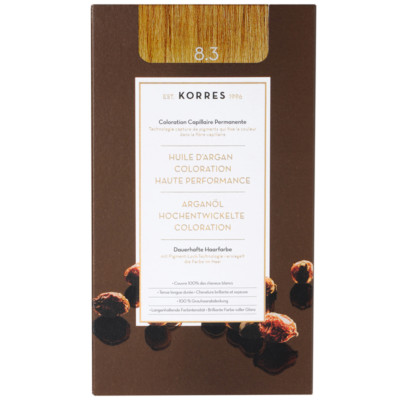 Korres Argan Oil Hair Colorant 8.3 Honigblond