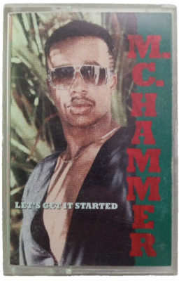 M.C. Hammer, Lets Get It Started, 1988 Cassette Tape, They Put Me In The Mix