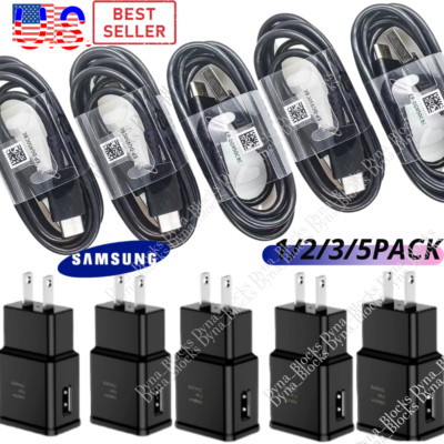 Adaptive Fast Charger Type C Charger C Cable Wall Plug For Samsung Galaxy Lot