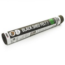 IKO Shed Felt Black Mineral Finish 5 m x 1 m DIY Roofing