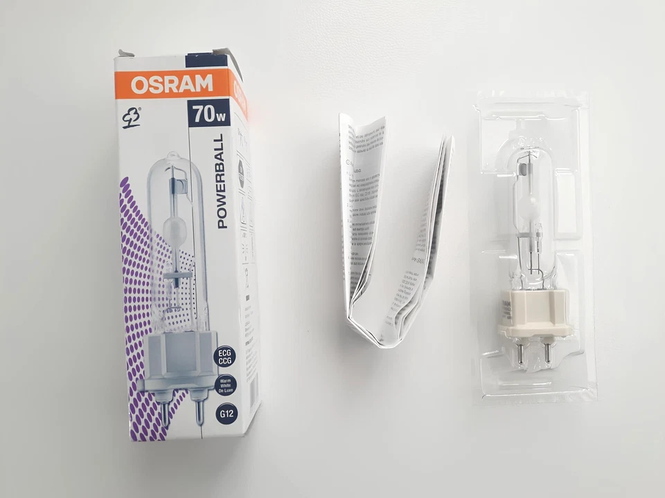 OSRAM POWERBALL HCI-T 70W 830 WDL PB G12 WARMWHITE 3.000 K° FARO NEGOZIO LOCALE
