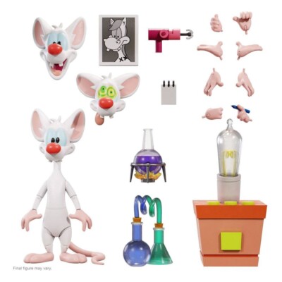 Pinky and the Brain Animaniacs Ultimates Pinky Super7 Ultimate 18cm Neu/OVP