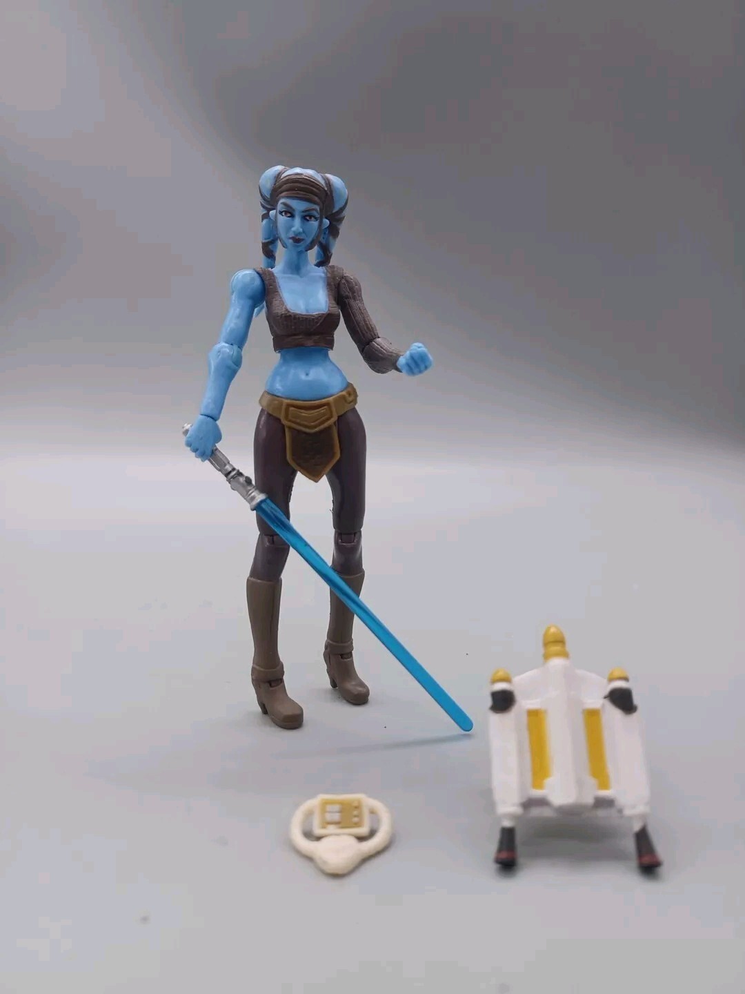 Star Wars Clone Wars Aayla Secura with Flight Gear