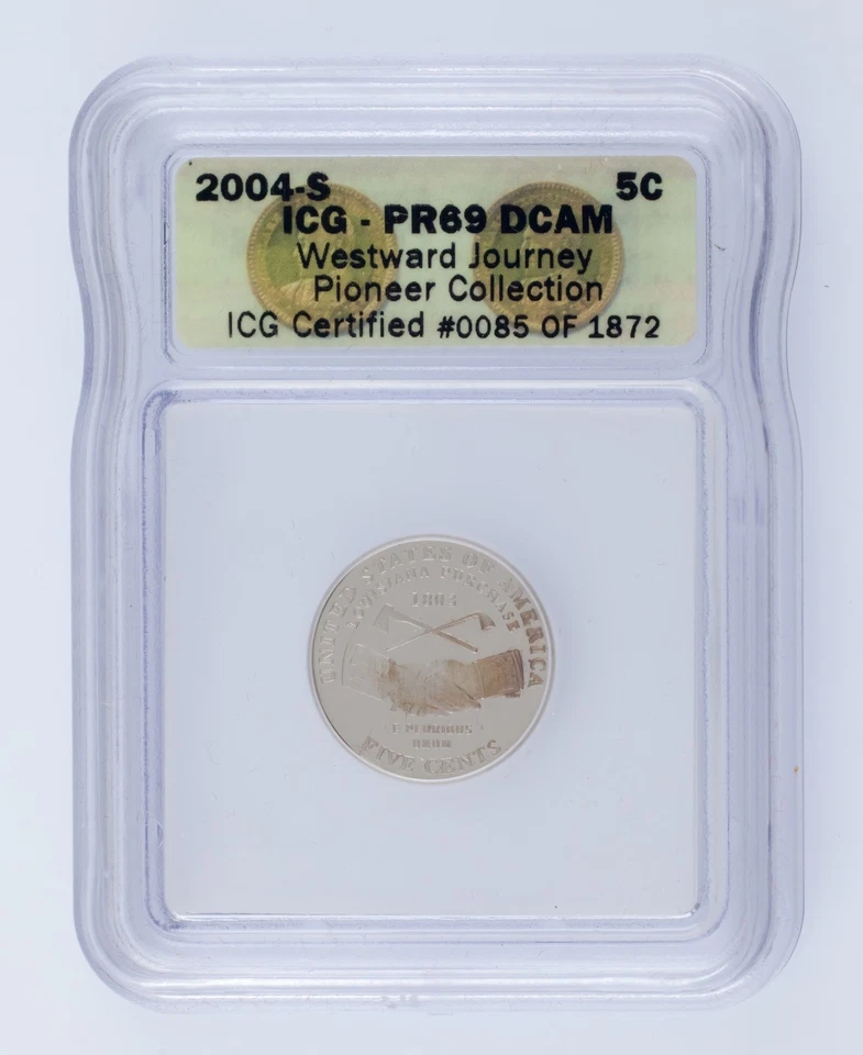 2004-S Westward Journey Pioneer Collection Graded by IGC as PR69DCAM - Image 2 of 4