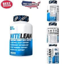 NiteLean Nighttime Fat Burner   Weight Loss Capsules with Melatonin, 60 Servings