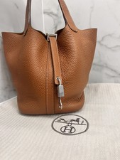 Hermes  Hermès Gold Clemence Picotin Lock 18 Palladium Hardware, 2023