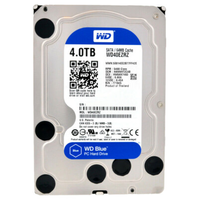 Western Digital Blue 4TB WD40EZRZ 64MB SATA III 5400U/min  3,5 Zoll