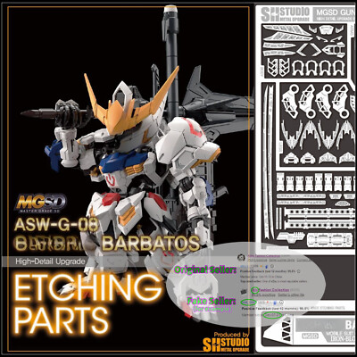 for MGSD Barbatos Master Grade SD SH Studio Metal Detail Etched Sheet ASW-G-08