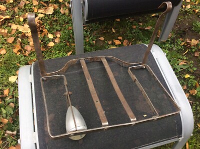 Grand Porte-bagages Avant En Métal Forgé Pour Vélo Vintage - Plateau 41x32,5 Cm
