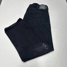 Levis Strauss 501 Mens Sz 42x32 Regular Fit Straight leg Denim Pants