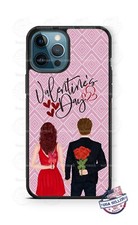 Funda de teléfono animada para pareja de San Valentín para iPhone 12 Samsung LG Google