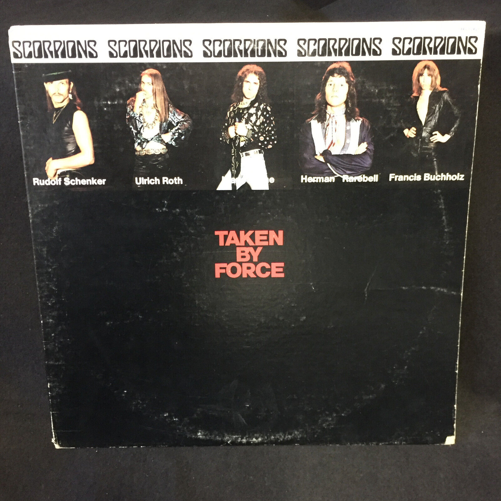 Scorpions Taken By Force LP APL1-2628 1st Pressing 1977 VG+/VG+
