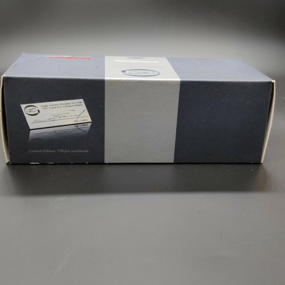 TSM EAGLE GURNEY-WESLAKE V12#36 1967 VINCITORE GP BELGIO LIMITATO N°739/750 1:43 - Immagine 3 di 4