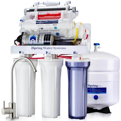 ISPRING 7-Stage Under-Sink Reverse Osmosis Drinking Water Filtration System