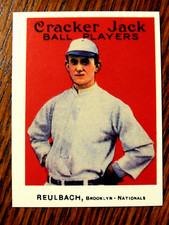 ED REULBACH 1983 RENATA GALASSO 1915 CRACKER JACK REPRINT #80 BROOKLYN