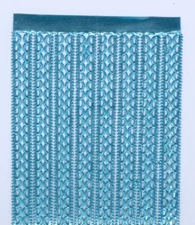 Lt BLUE GERMAN DRESDEN DIE CUT MINI SCALLOPED BORDER VICTORIAN CRAFTS