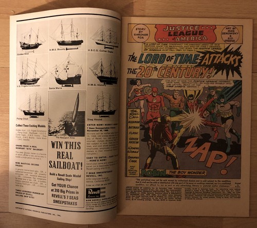 Justice League America #50 Robin & Lord Of Time Mike Sekowsky & Sid Greene Art - Picture 3 of 6