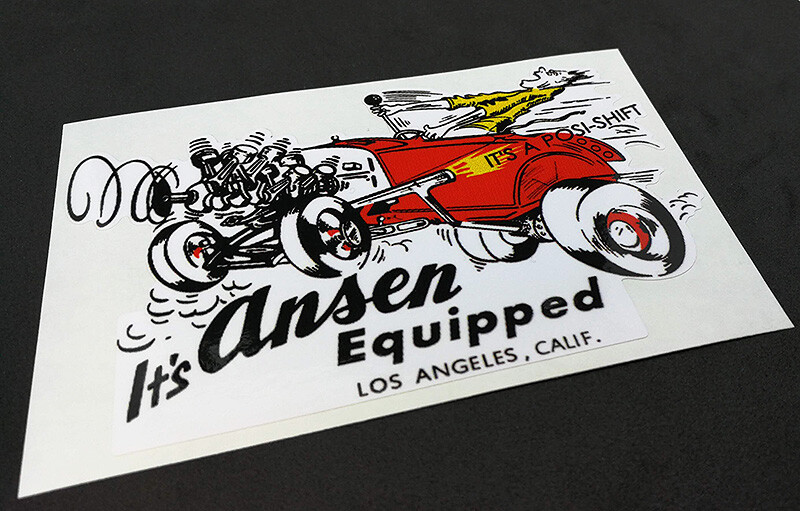 Decalcomania Auto Hot Rod Adesivo VINILE Vintage A&A Speed Shop - Stile Hot Rod, Rat Rod, Auto Da Corsa (12.7x7.6 Cm) Sticker Bici - Foto 7