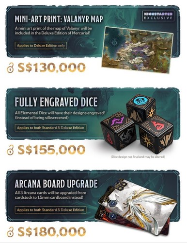 CLEARANCE - Mercurial Deluxe Edition Board Game - Kickstarter - New In Shrink - Picture 6 of 9