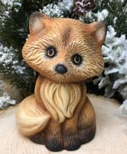 Ceramic Bisque~ Ready to Paint~ Small Woodland Fox 4 and 1/2" tall~Free Shipping