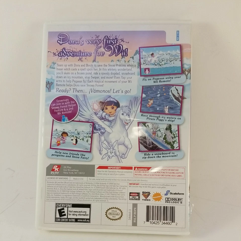 Dora Saves The Snow Princess (Nintendo Wii, 2008) seminueva excelente Foto 2 de 4