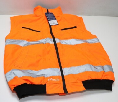 PORTWEST PJ50 Weste Gr.M, orange/marine ohne Ärmel ohne Futter