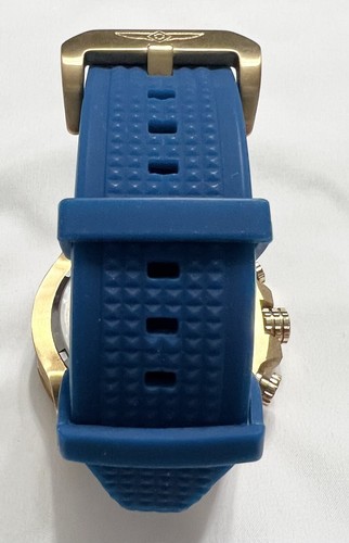 Invicta 26527 Bolt Chronograph 52mm Gold Blaues Zifferblatt Silikon Herrenuhr - Bild 6 von 9