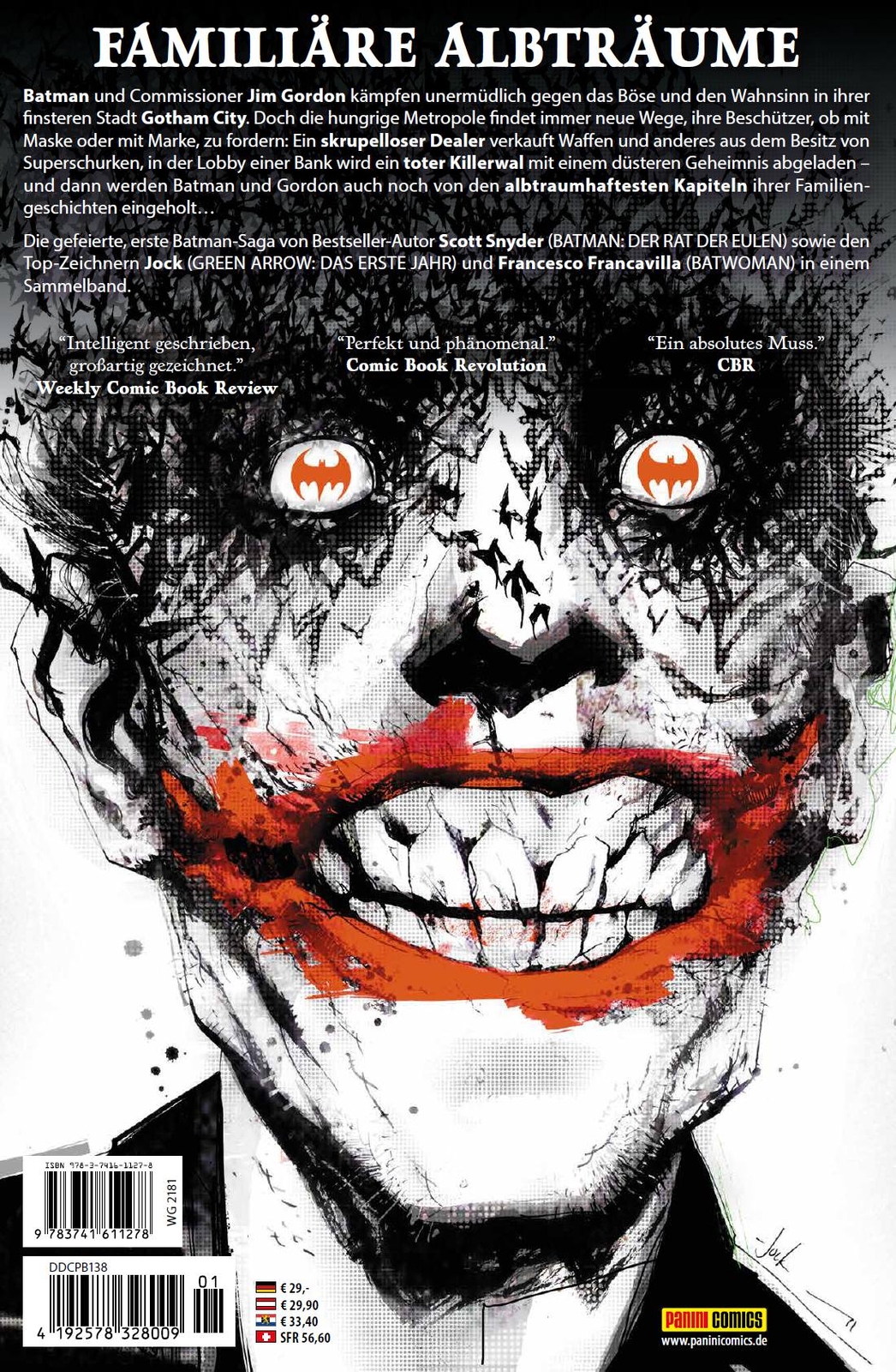 Thumbnail - Scott Synder; Jock; Francesco Francavilla / Batman: Der Schwarze