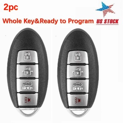 2 For 2013 2014 2015 2016 2017 2018 2019 Nissan Sentra Smart Remote Car Key Fob