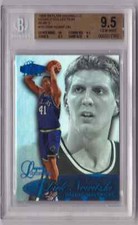 1998-99 Flair Showcase DIRK NOWITZKI Legacy Collection Row 3 RC #d 99 BGS 9.5