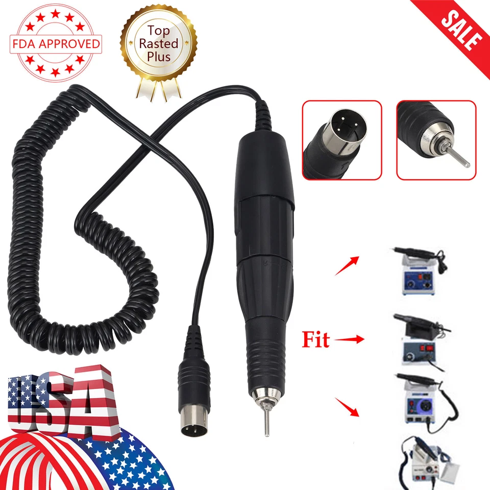 Micromotor eléctrico para maratón dental / pieza de mano recta contra ángulo / 10 * fresas po Foto 3 de 4