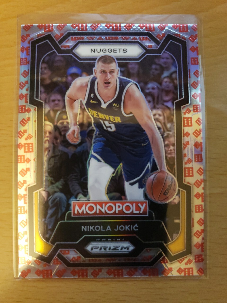 Nikola Jokic 2023-24 Prizm Monopoly #1 Red Dice SP Variation Denver Nuggets