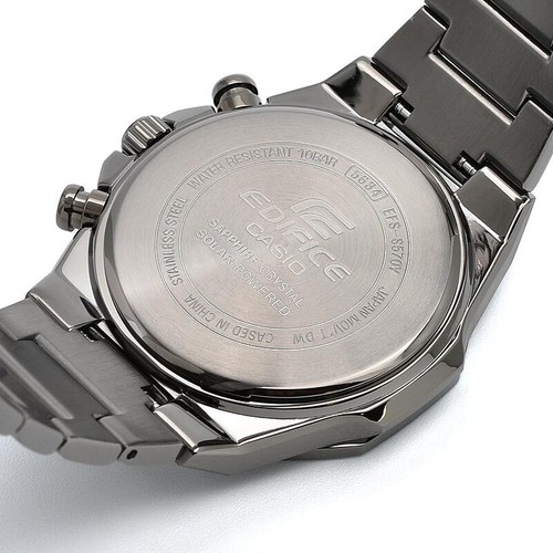 CASIO EDIFICE EFS-S570YDC-1AJF Chronograph Sapphire Crystal Solar Watch 44mm - Picture 7 of 12