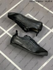 Black Warrior Onitsuka Tiger Mexico 66 Unisex Shoes 'Black' Vintage Sneakers