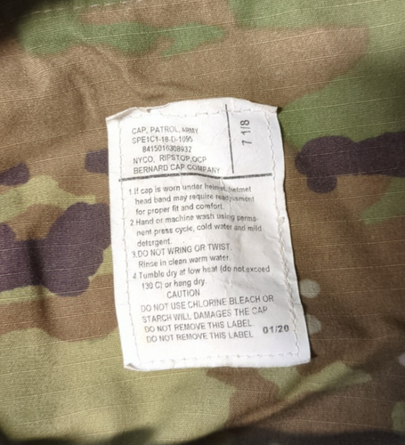 Lote Sombrero Militar Estadounidense Camuflaje UCP Bush/Sol/Boonie IV y OCP Patrulla/Gorra Utilitaria - 7-1/8 - Imagen 7 de 14