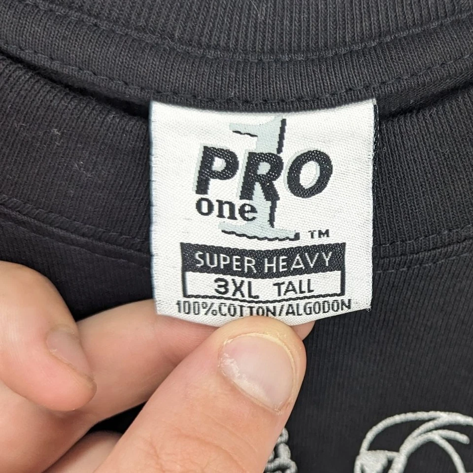 Vintage pro tag bugs Bunny warner brothers AOP DJ Music T-shirt Mens 3XL Tall - Image 4 of 4