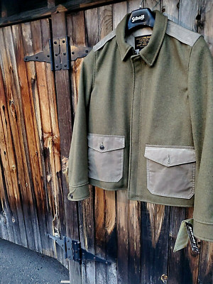 NEW Rare Schott NYC N-5A # 787 OLIVE Jacket waxed MED Made in USA  NWT