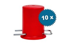10 Stck. (3,00 €  / 1 Stck.) Schutzkappe Propan-Gas-Flasche 3kg, 5kg, 6kg und 11