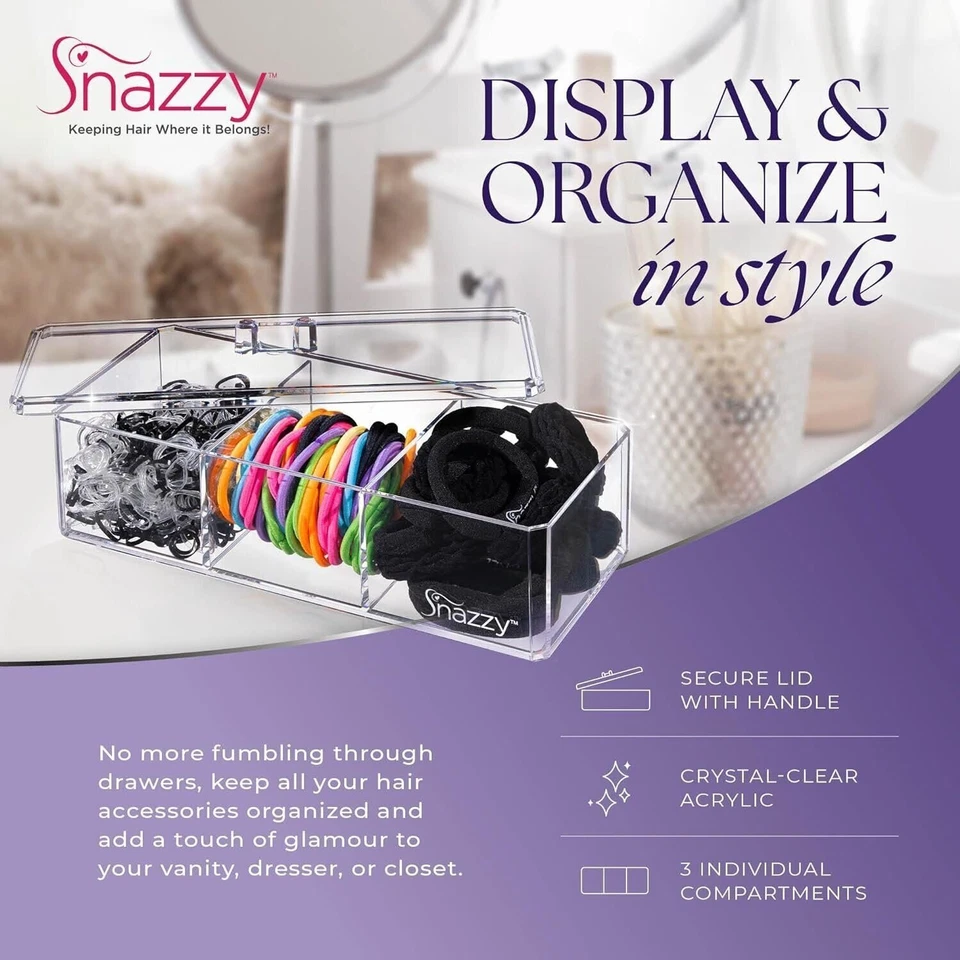 Snazzy Deluxe Hair Accessories Gift Set-Over 670 Total Hair Accessories Gift Set - Image 4 of 4