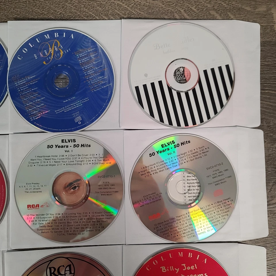 Mixed CD Albums Forrest Gump Soundtrack Elvis Cher Kenny Loggins Billy Joel - Image 4 of 4