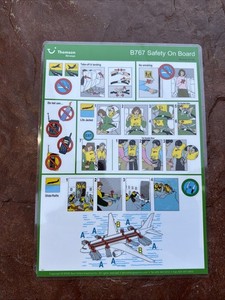Thomson Airways B 767 Revised 9/11/08 Safety Card