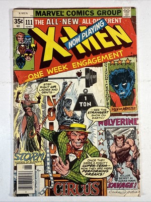 The X-Men #111 1st Mesmero! Magneto Appearance! NightCrawler! Marvel 1978