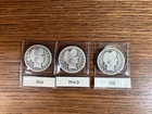1914,1914 D, 1915 Barber Quarter Dollar Coins Lot Of 3