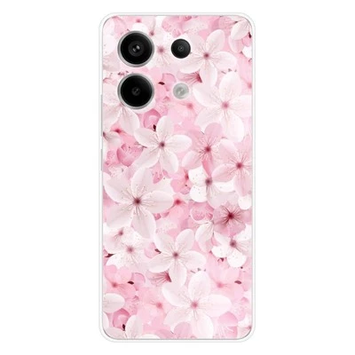 1001COQUES Coque en silicone imprimée compatible Xiaomi Redmi Note 13 Pro 5G Sakura