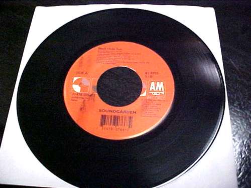 SOUNDGARDEN 45 A+M 1990's GRUNGE ROCK Black Hole Sun NEAR MINT first press