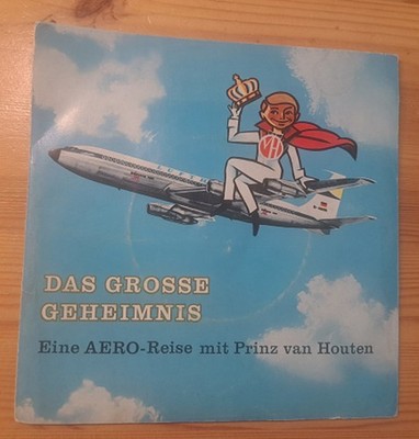 Advertising Record AERO AIR CHOCOLATE Van Houten 1965 Condition 1m. Side Dish