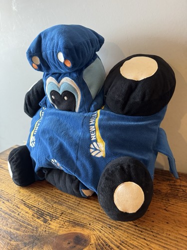 Pillow Pet New Holland Blue Tractor Combine Farming Plush Stuffed RARE - Picture 7 of 10