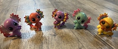 Lot Of 5 Zuru surprise A-LOT-A AXOLOTLS figure Yellow DIVE ALOTL Dance